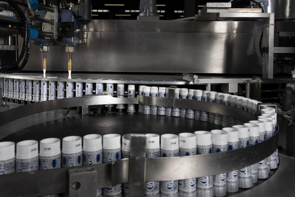 Production of Coccoina Glue: Filling of Coccoina Glue Stick
